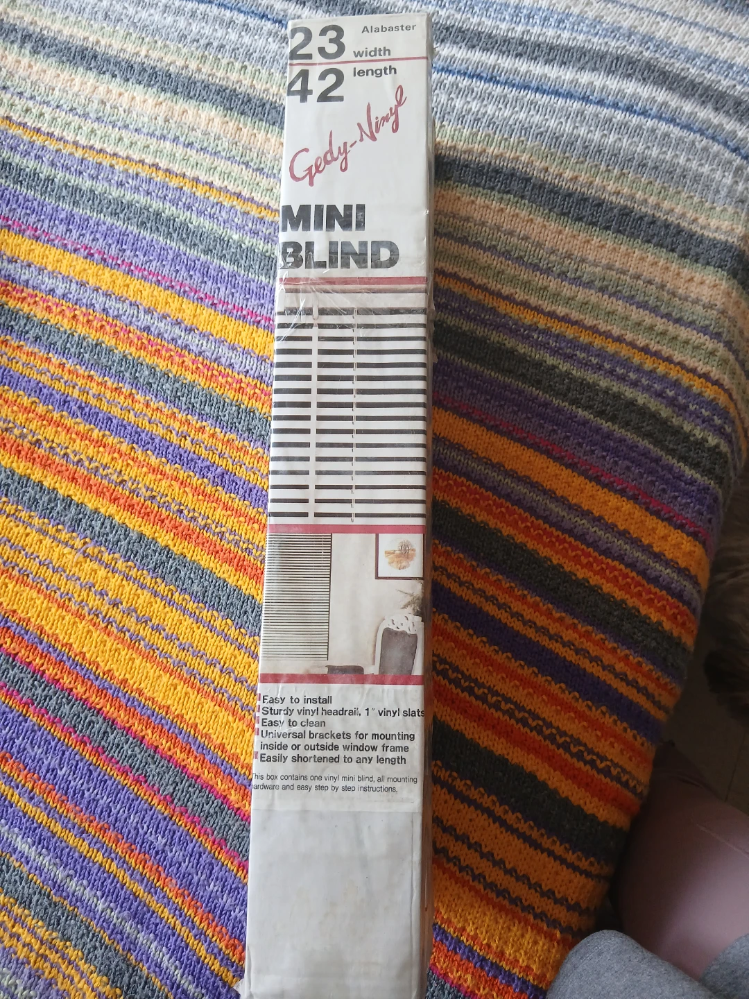 Gedy-Vinyl Alabaster Mini Blind 23" x 42" - photo 2