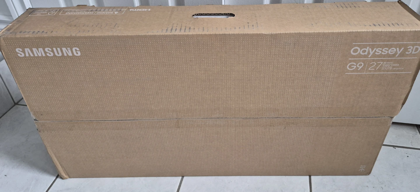 NEW Samsung Odyssey 3D 27" 4K 165Hz Gaming Monitor G90XF - photo 2
