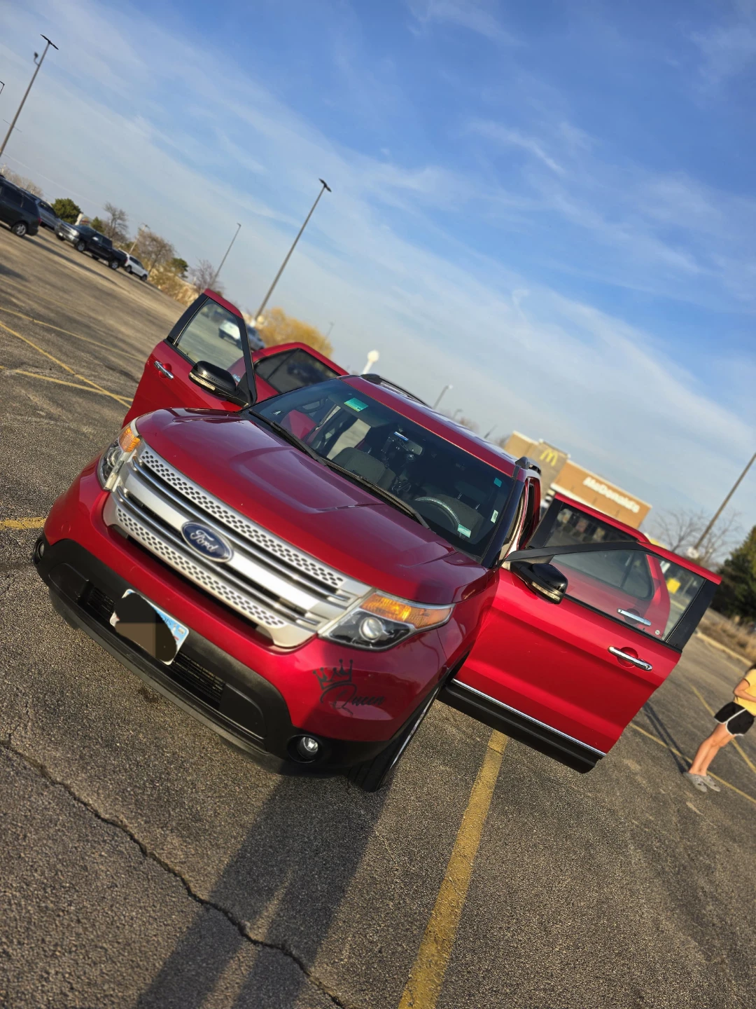 Red Ford Explorer SUV - photo 2
