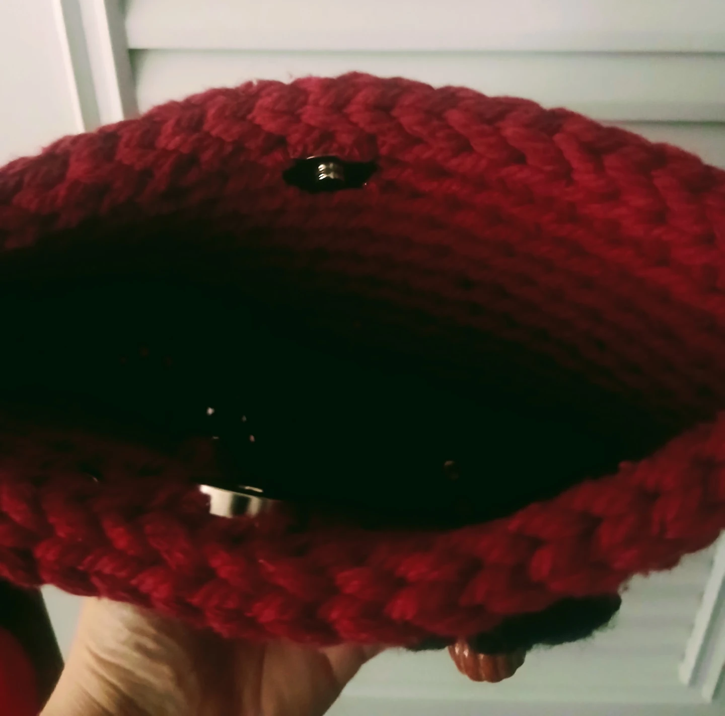 Crochet cross body bag - photo 3