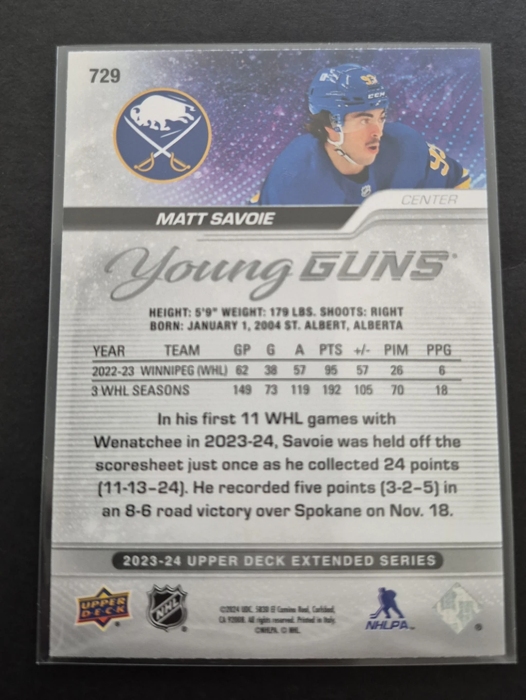 Matt Savoie Young Guns - photo 2
