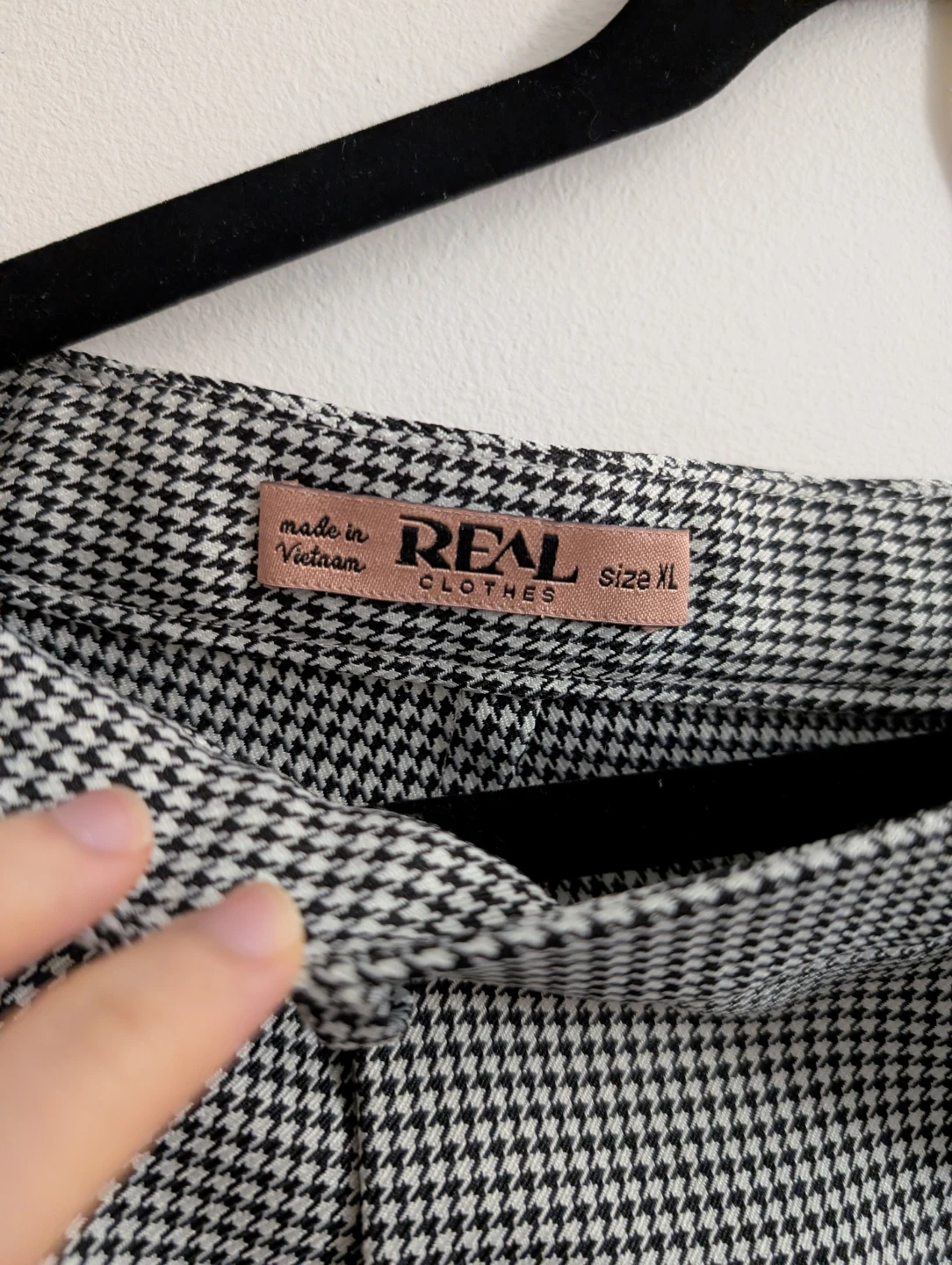 Real Clothes Houndstooth Pants Office Pants Office Formal Wear - photo 2