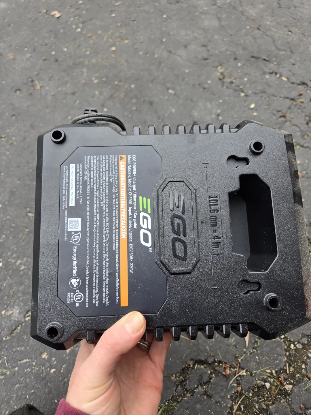 EGO 56V Lithium-ion Battery Charger - photo 3