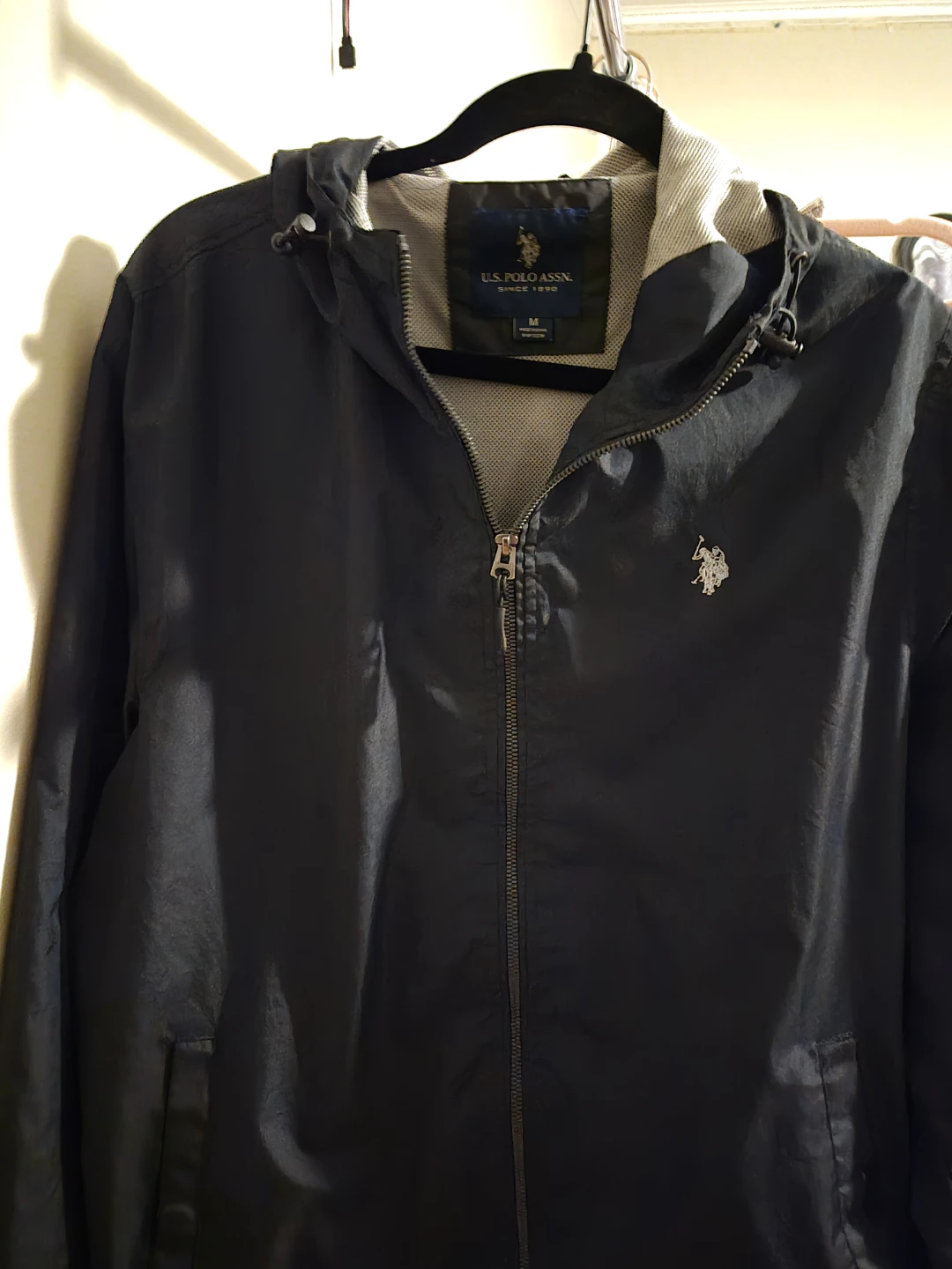 U.S. Polo Assn. Men's Windbreaker Jacket - Size Medium
