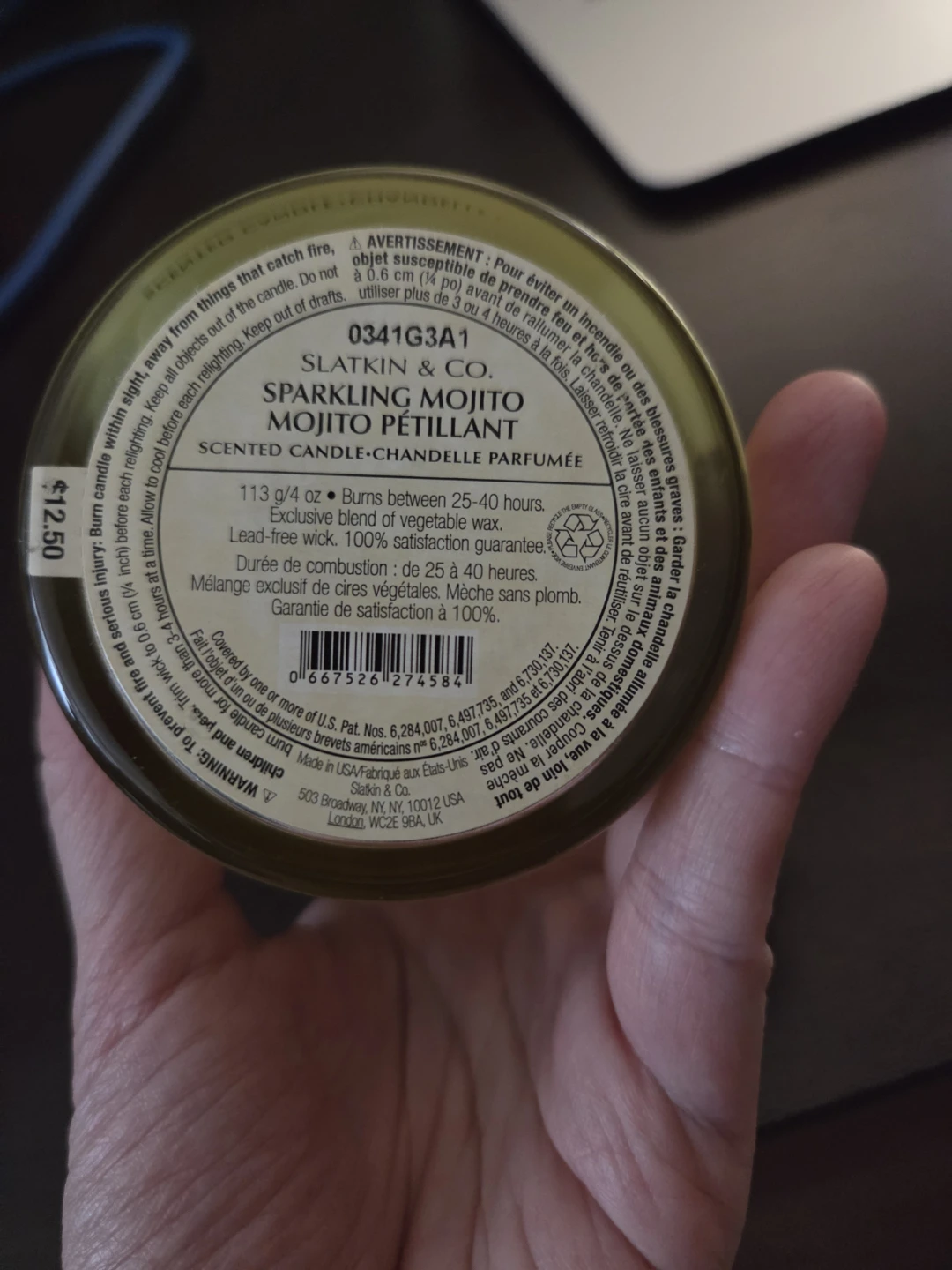 Bath & Body Works Sparkling Mojito Candle - photo 3
