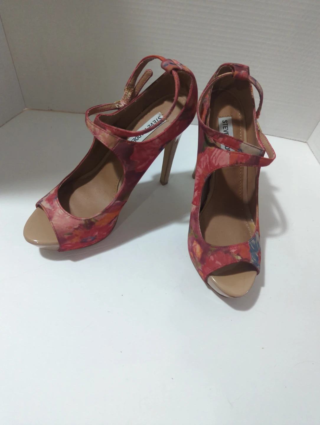 Steve Madden Floral Platform Heels