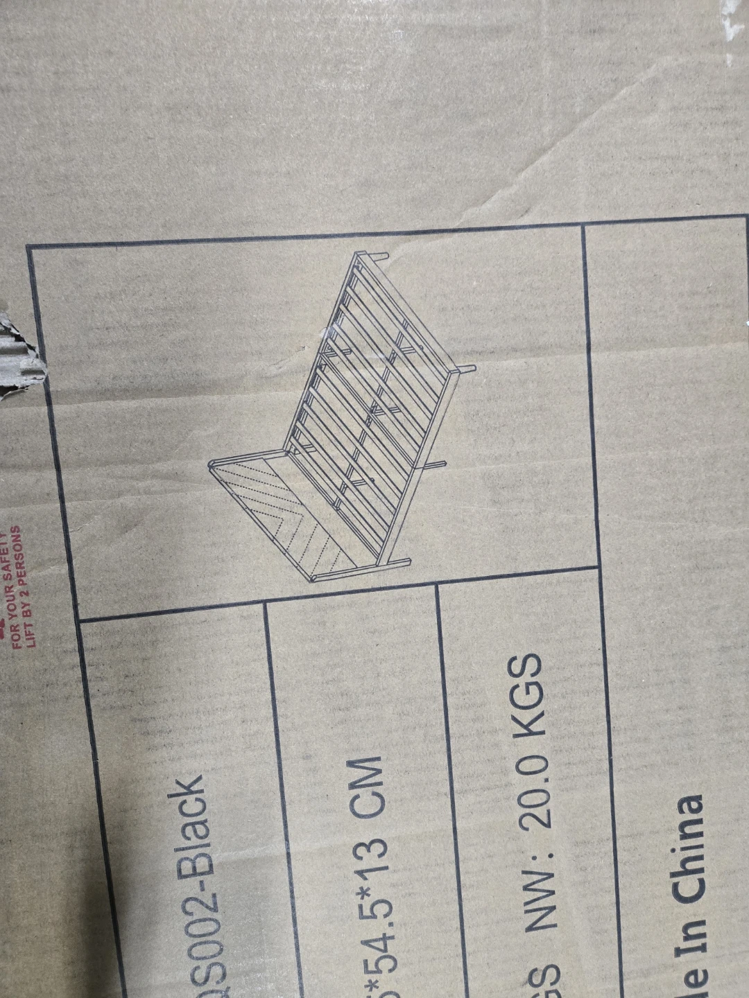 Queen Size Platform Bed Frame Black - photo 5