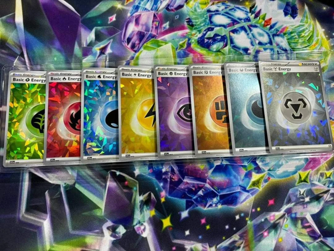 Terapagos EX UPC Cracked Ice Energies - Pokemon tcg 8 card lot
