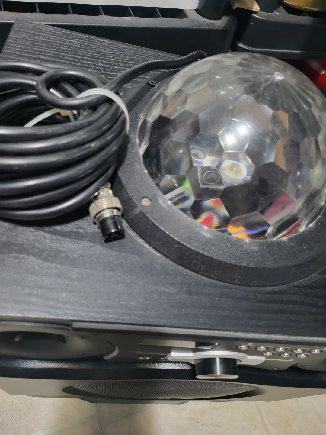 ION Audio Portable PA Speaker with Disco Ball
