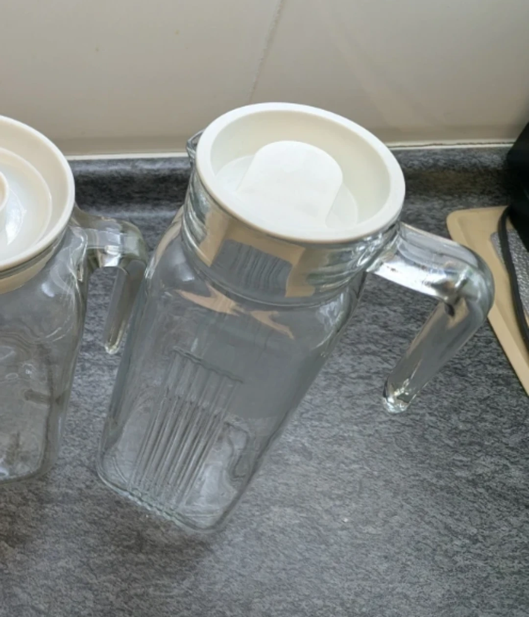Glass Pitcher Jug 1L - photo 2