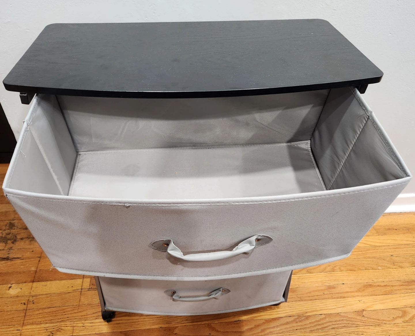 3-Drawer Fabric Storage Unit with Wheels - photo 3