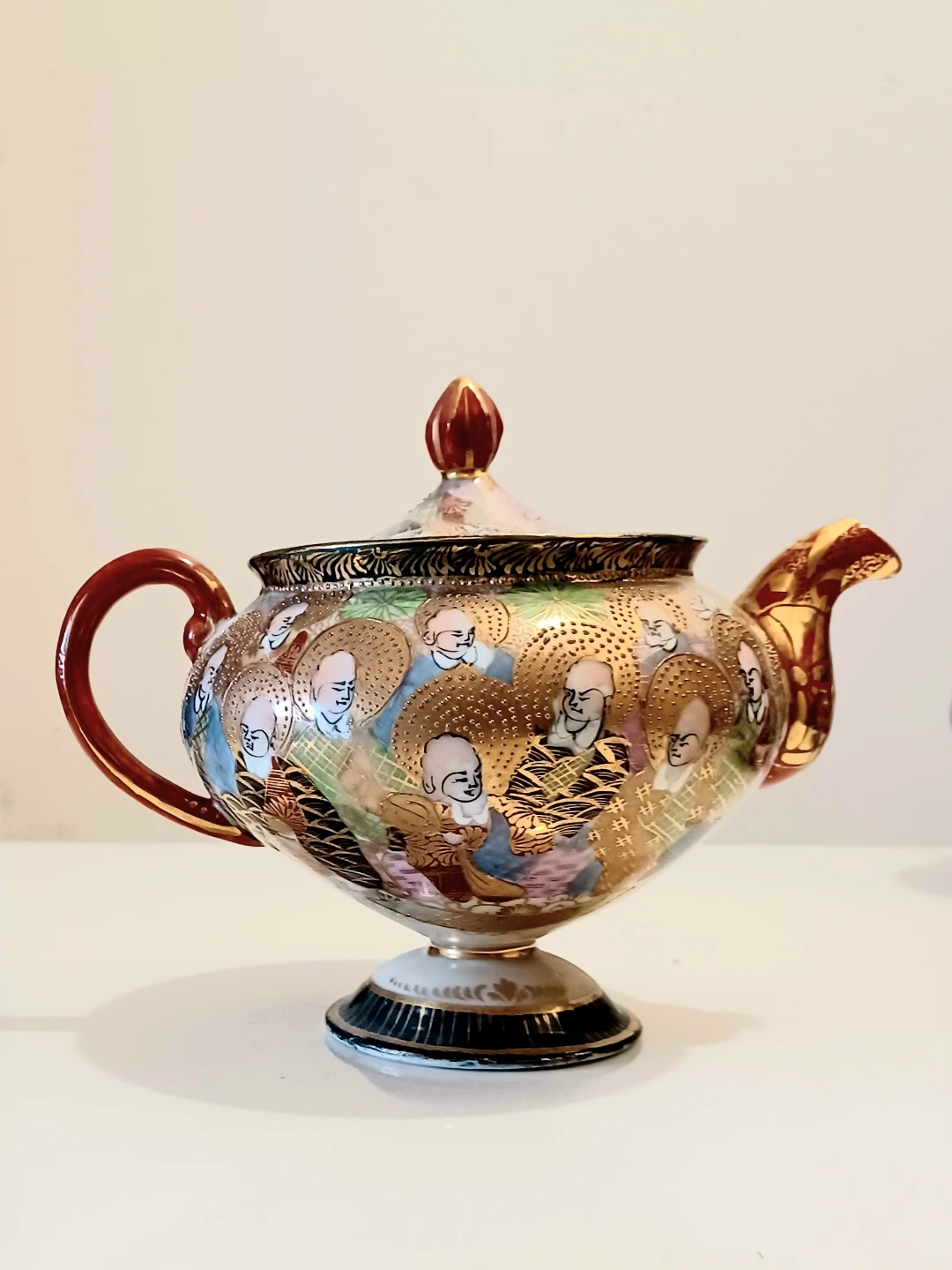 Antique Meiji Satsuma Tea Set - photo 4