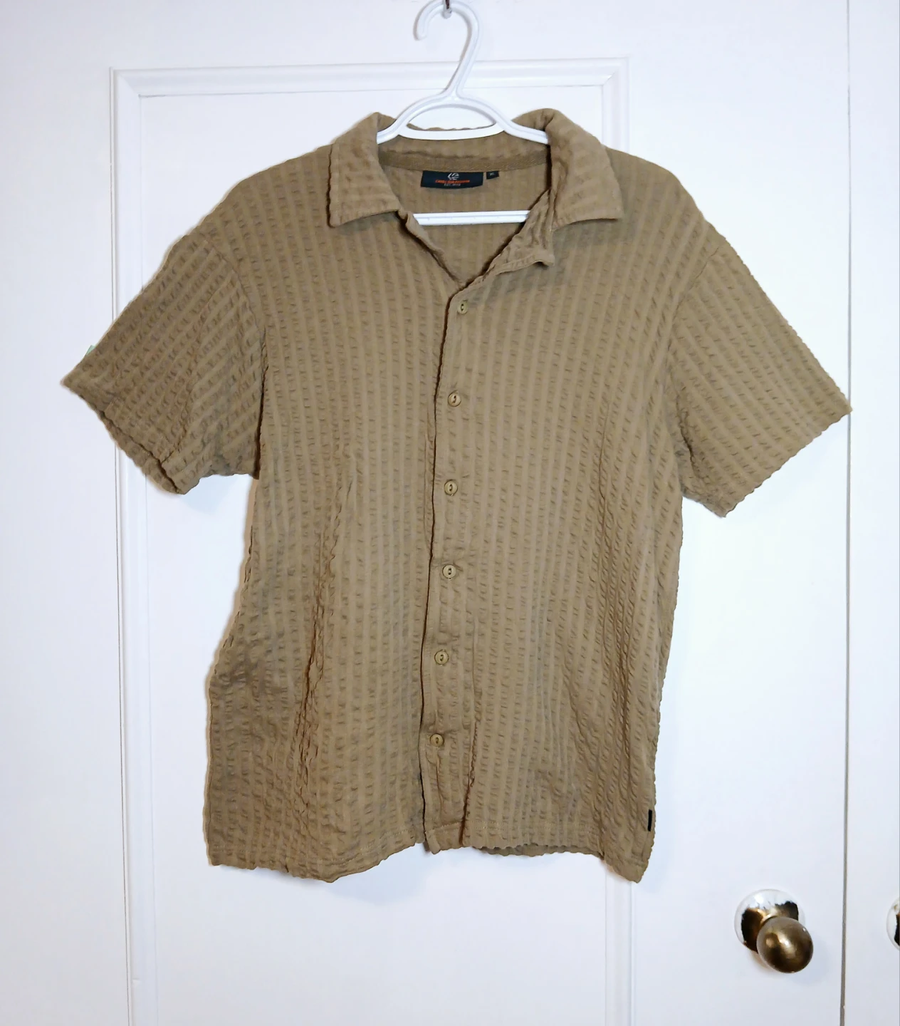 Men's XL Textured Short Sleeve Shirt
