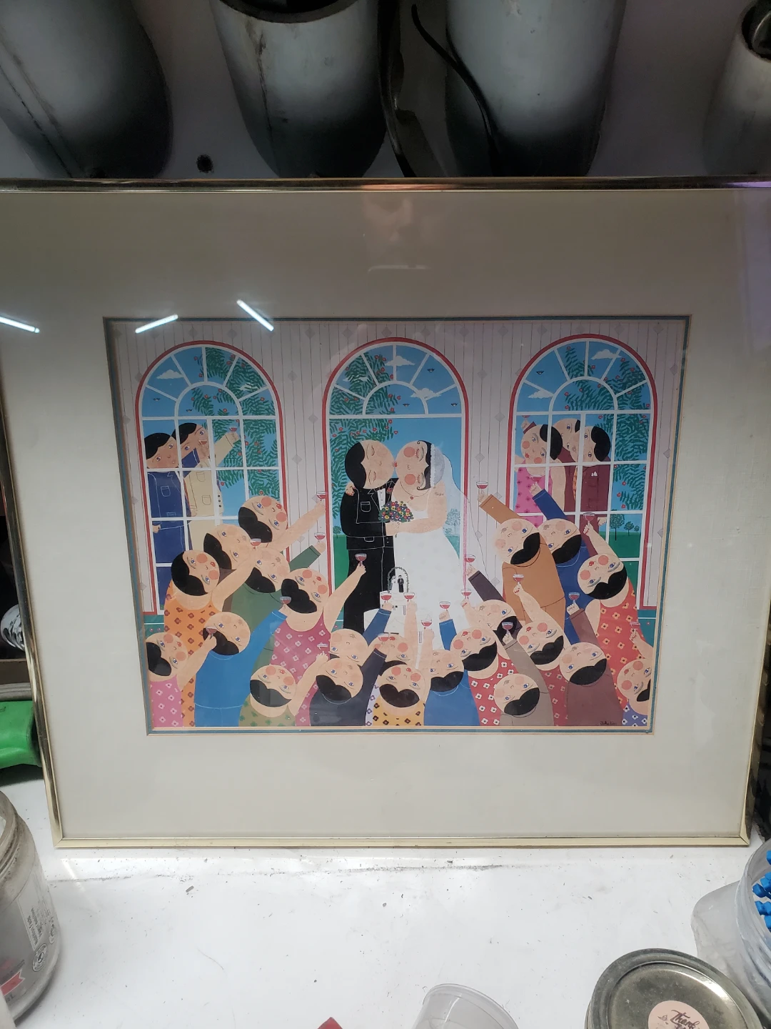 Framed Wedding Art Print