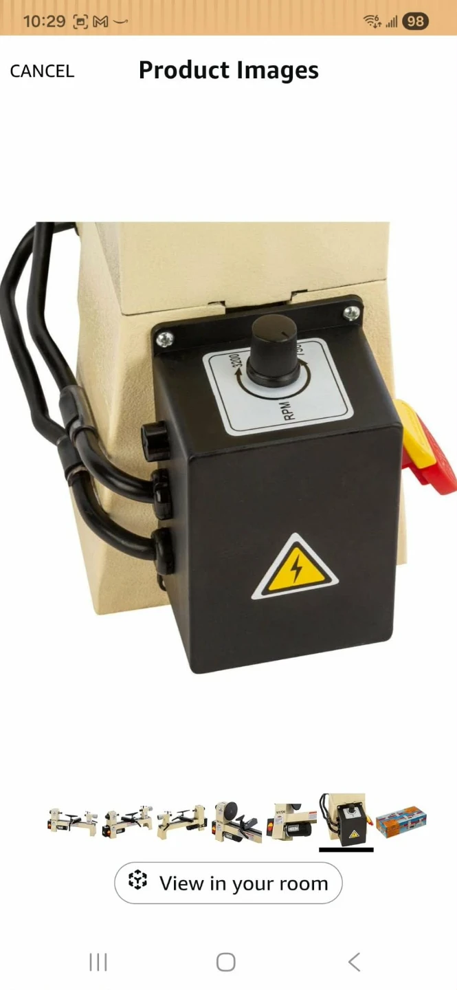 Shop Fox W1704 1/3-Horsepower Benchtop Lathe - photo 5