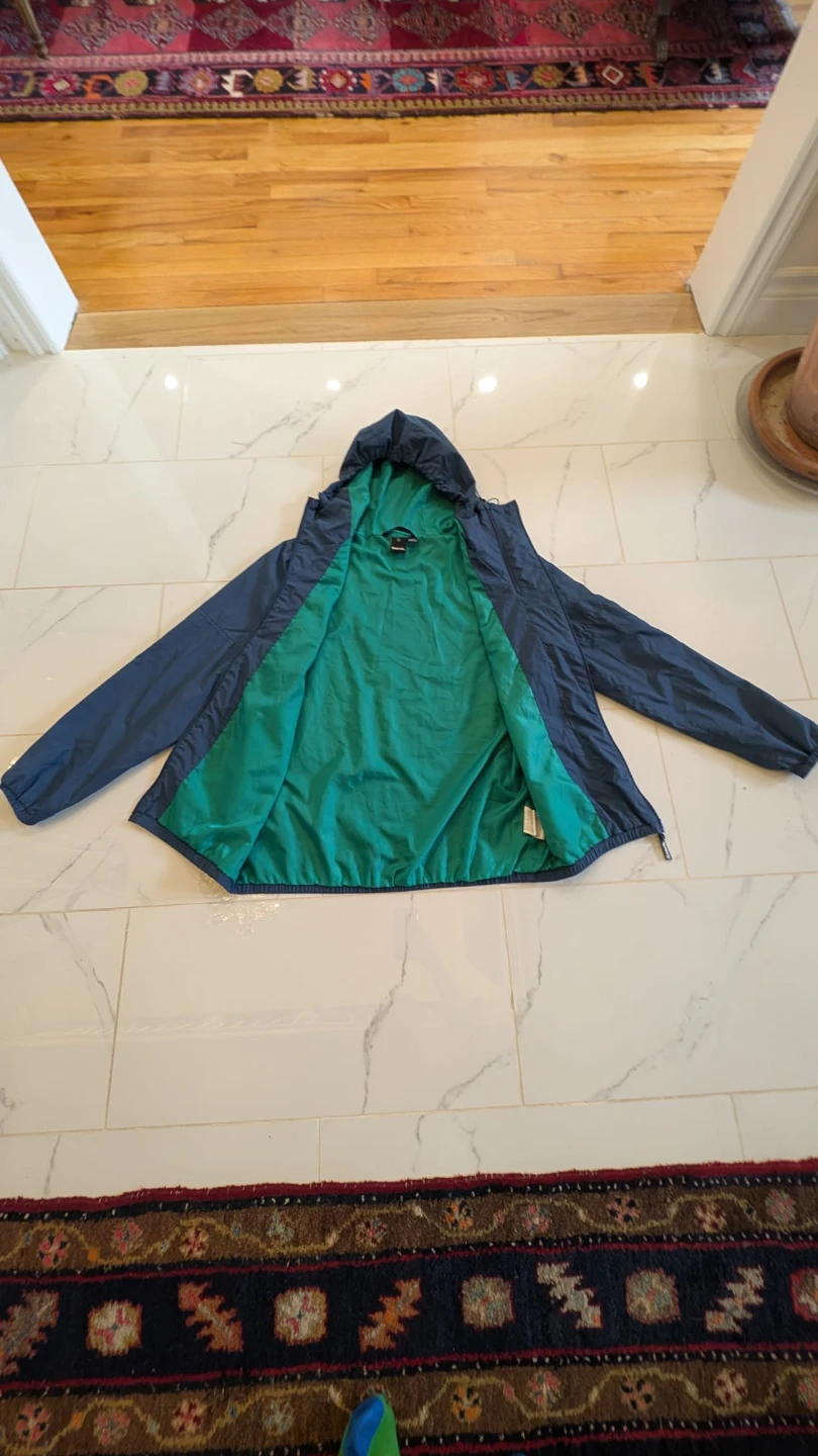 Bench hooded spring jacket navy blue green Large - photo 4