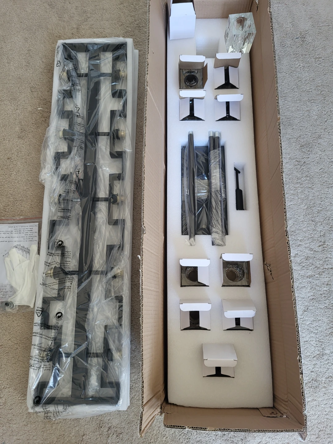 Modern dining room light fixture (New in box) - photo 4