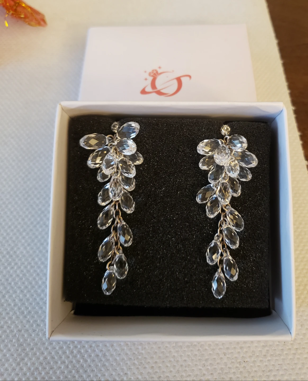 Sparkle Crystal Drop Earrings - photo 3