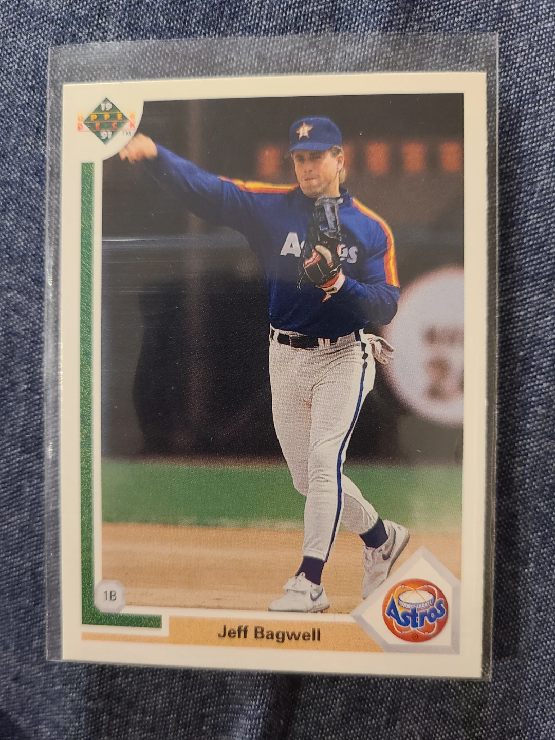 1991 Upper Deck Jeff Bagwell Houston Astros Baseball Card