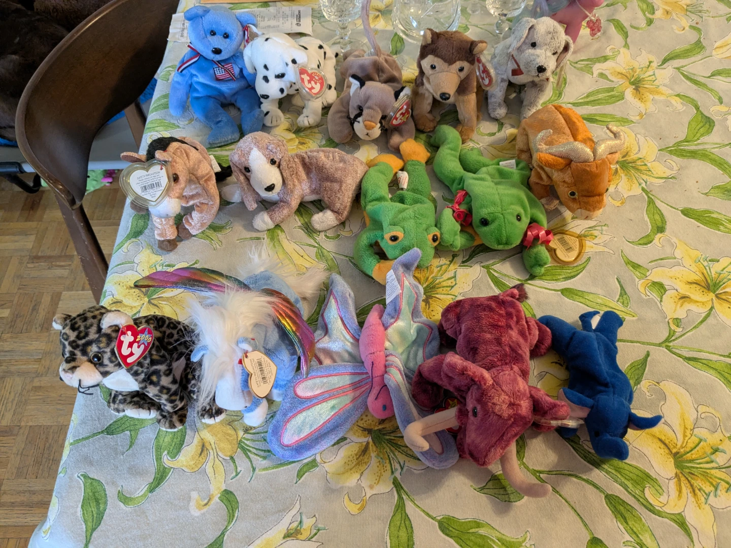 Assorted Ty Beanie Babies Plush Toys Collection