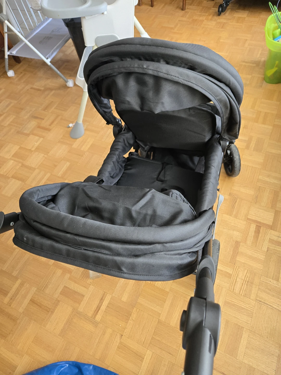 Black double stroller - photo 2