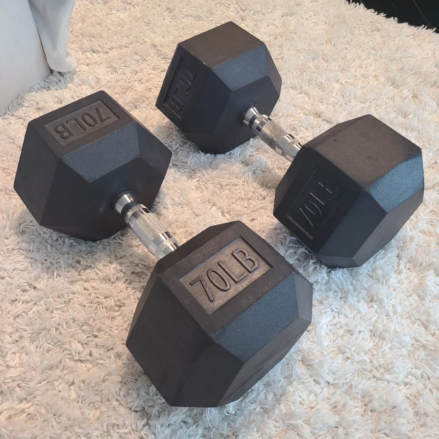 70lb Hex Dumbbells (Pair) - photo 2