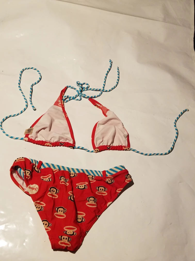 Paul Frank Bikini - Red Monkey Print - Large - photo 2
