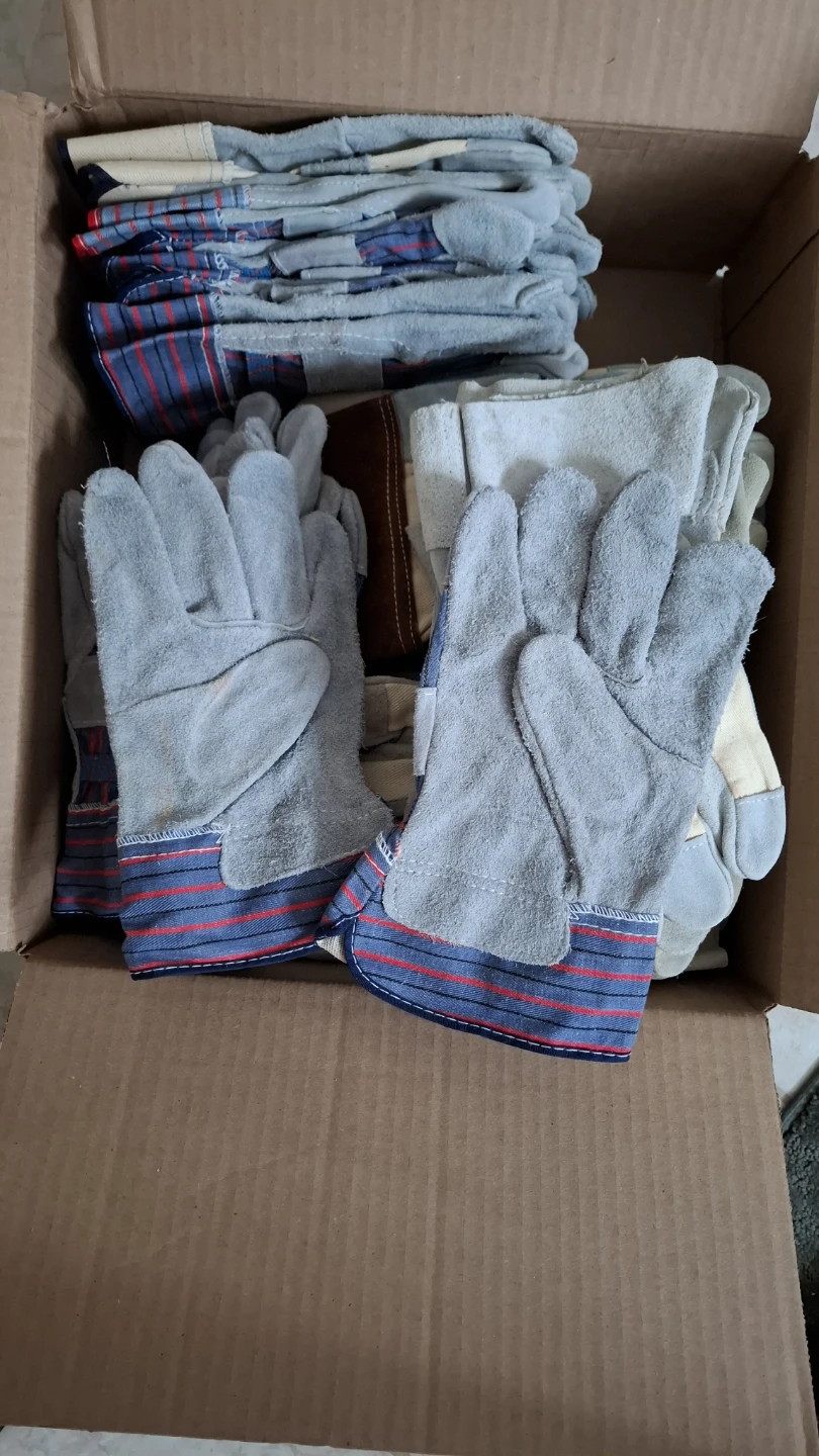 Work Gloves - Leather Suede palm