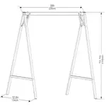 Metal A-Frame Swing Stand - photo 3