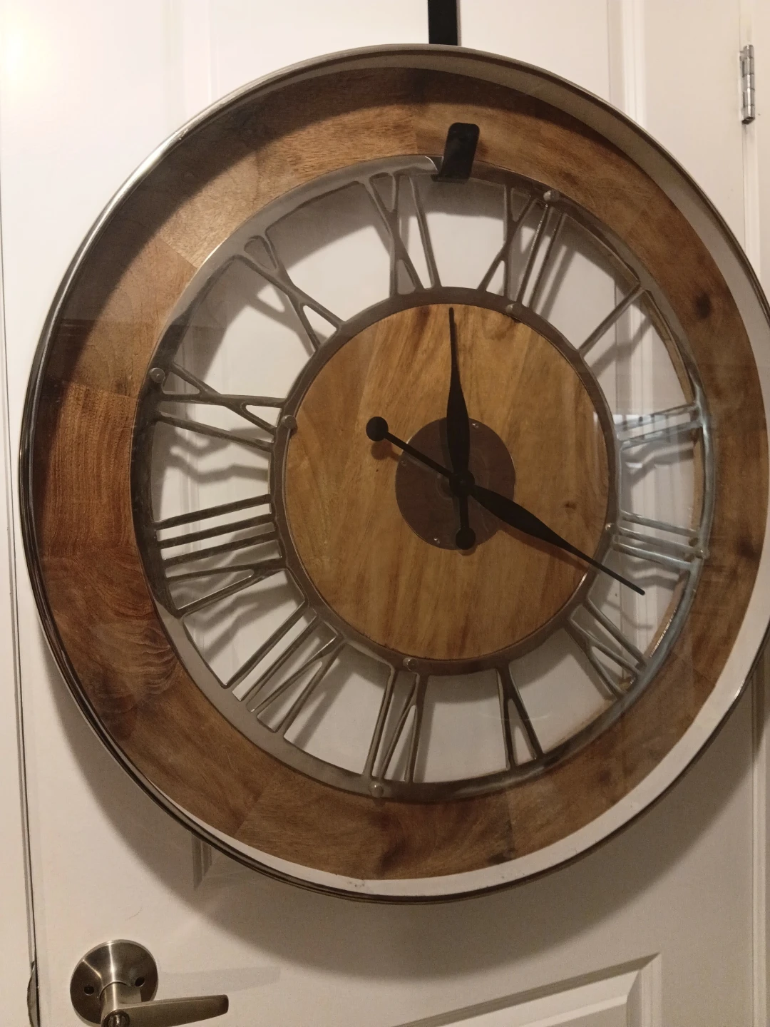 Large Roman Numeral Wall Clock