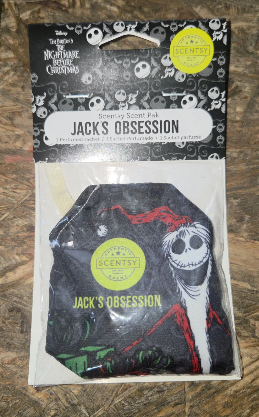 New Santa Jack Skellington Scentsy Buddy with scent pak - photo 3