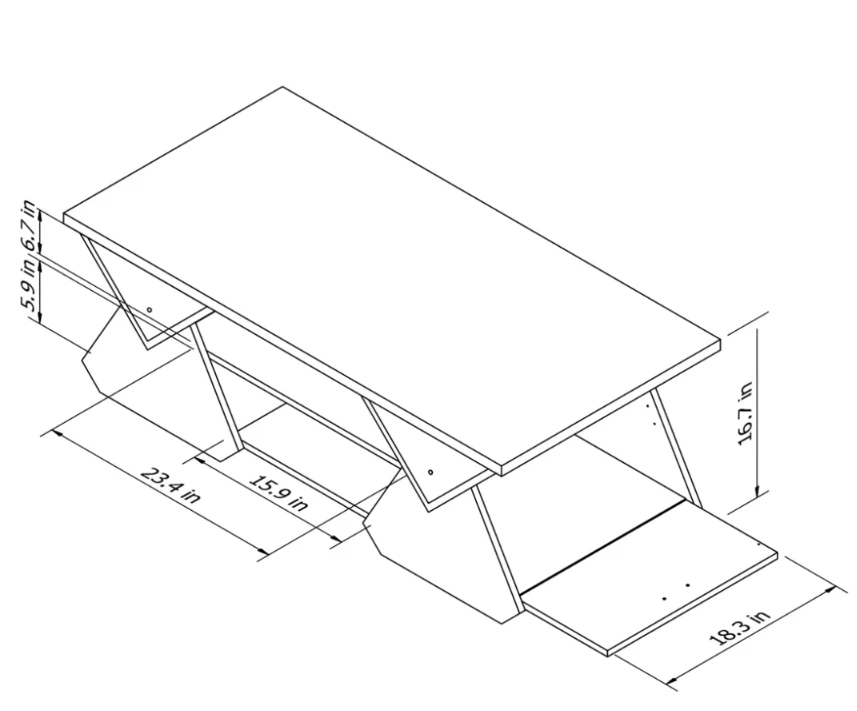Solid Wood Coffee Table with Storage - photo 2