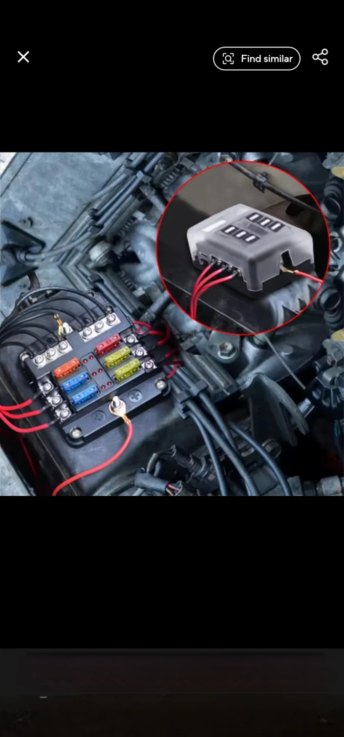 6-Way Fuse Box Holder with Fuses - photo 2