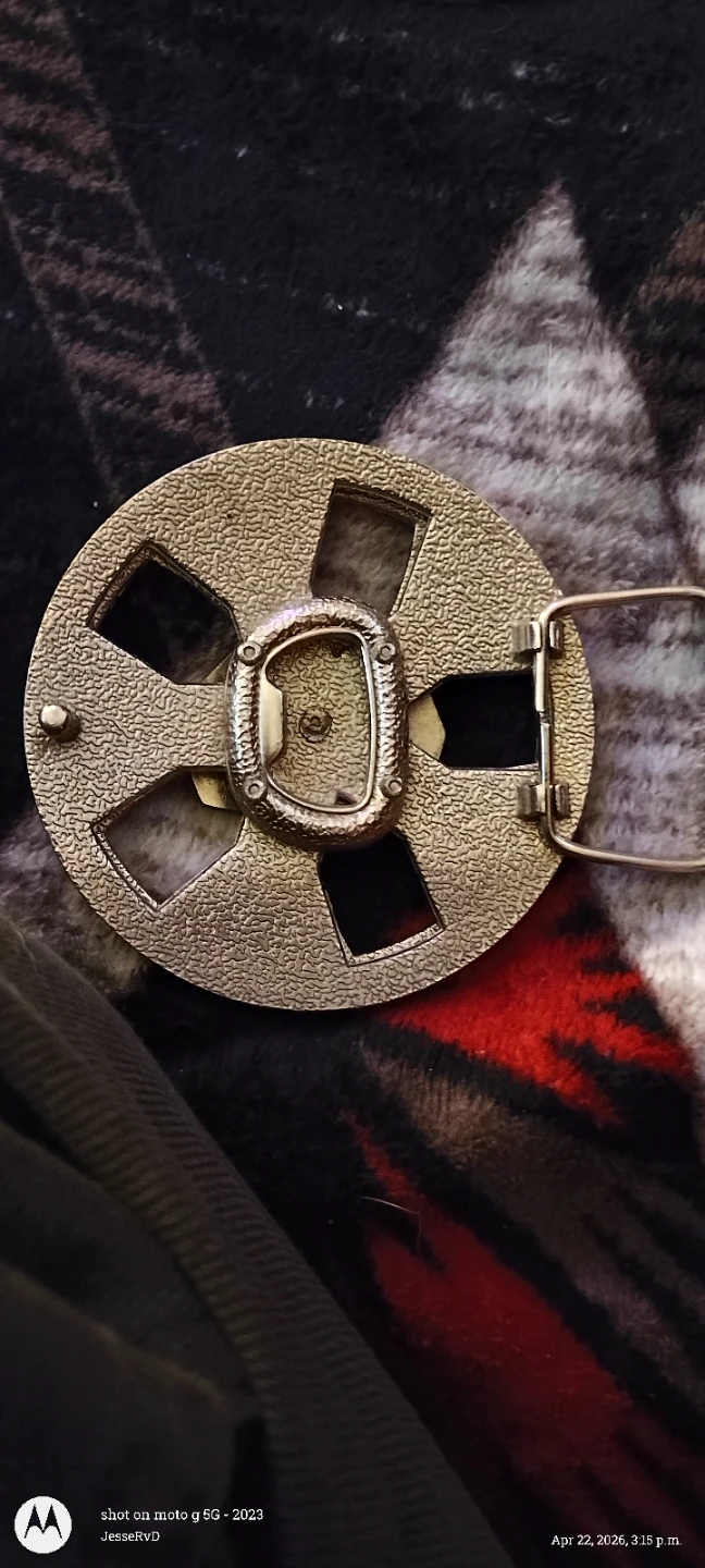 HESSTON Silver Tone Dice Belt Buckle - photo 2
