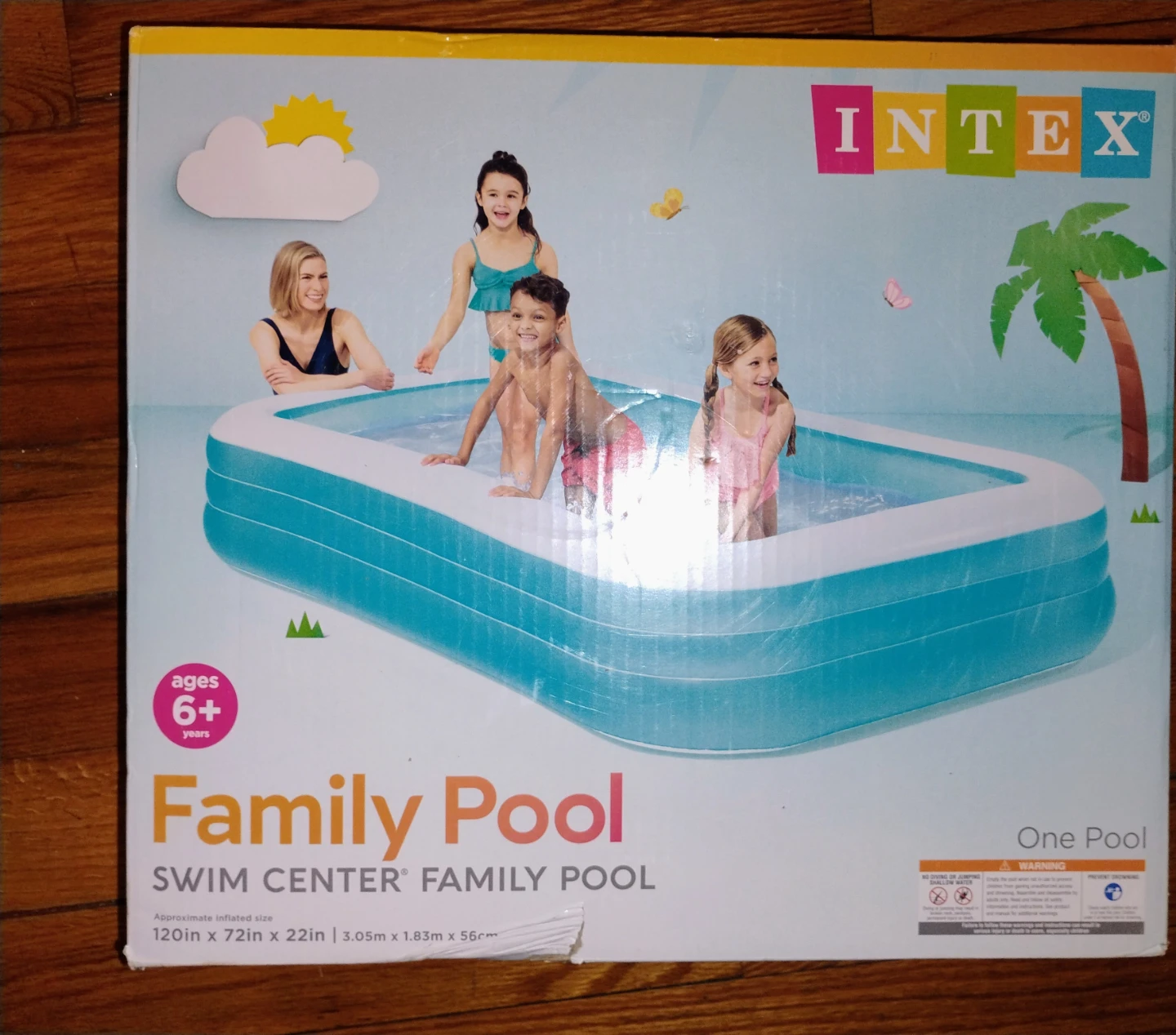 Intex family pool - photo 2
