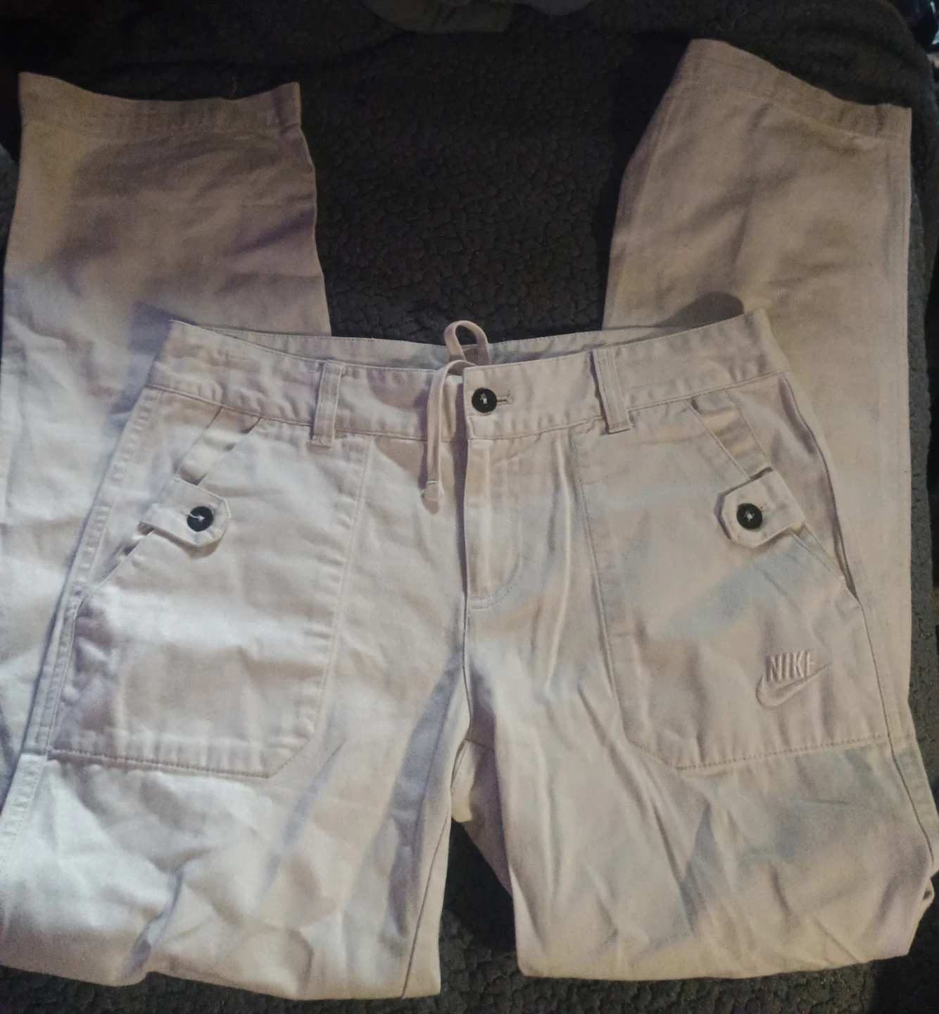 Women's Nike White Cargo Pants - photo 2