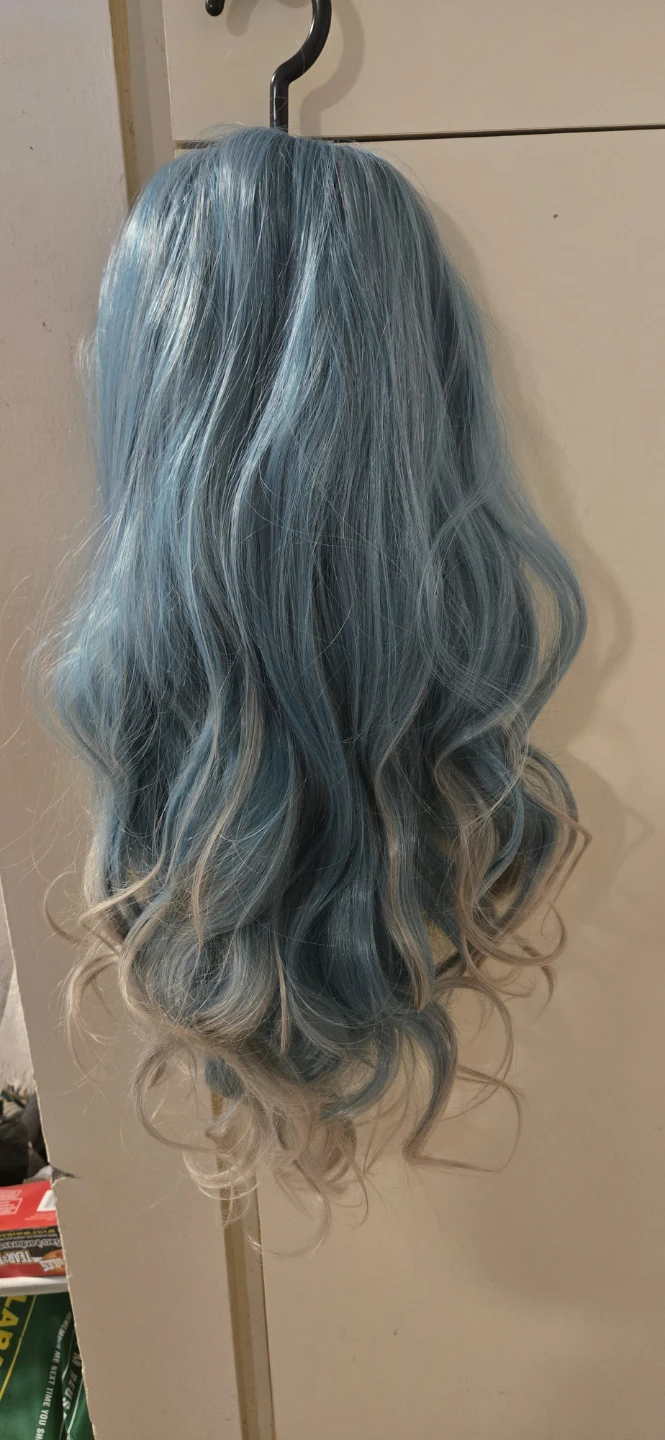 Blue Ombre Curly Wig - photo 2