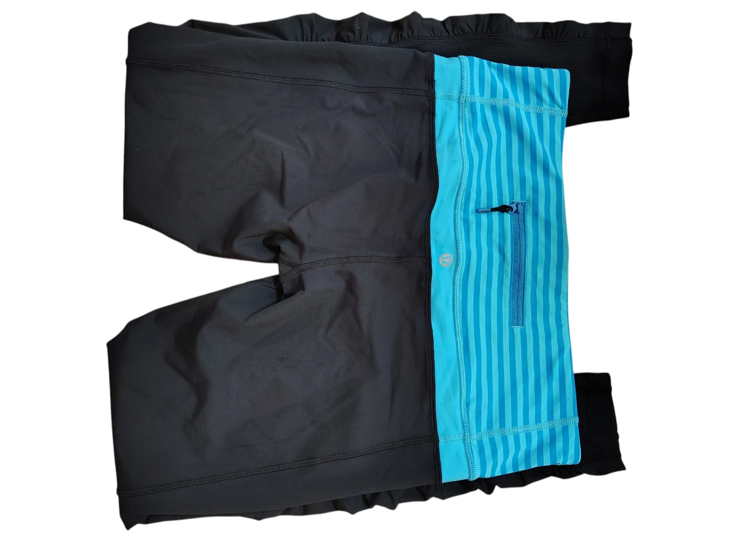 Lululemon Black Ruched Leggings Size 12