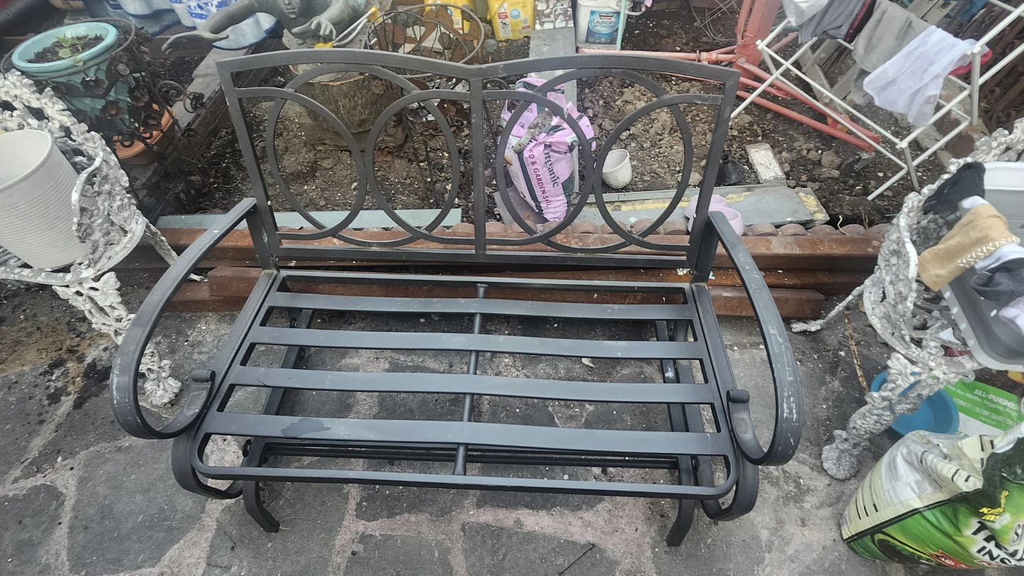Metal Outdoor Bench
