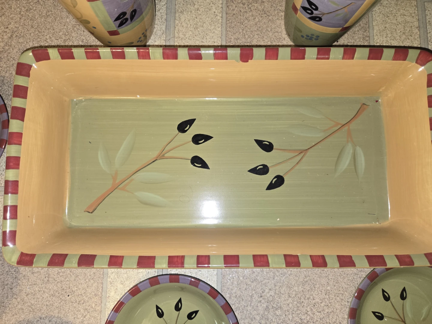 Decorative Serving Platter and Bowls Set - photo 2