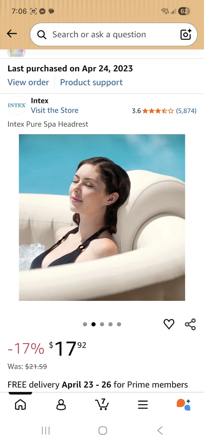 Intex Pure Spa Headrest - photo 4
