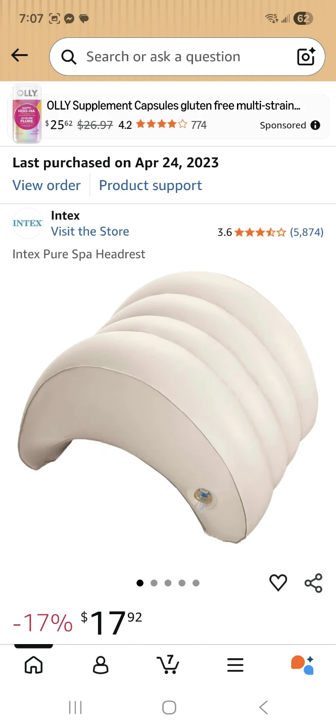 Intex Pure Spa Headrest - photo 5