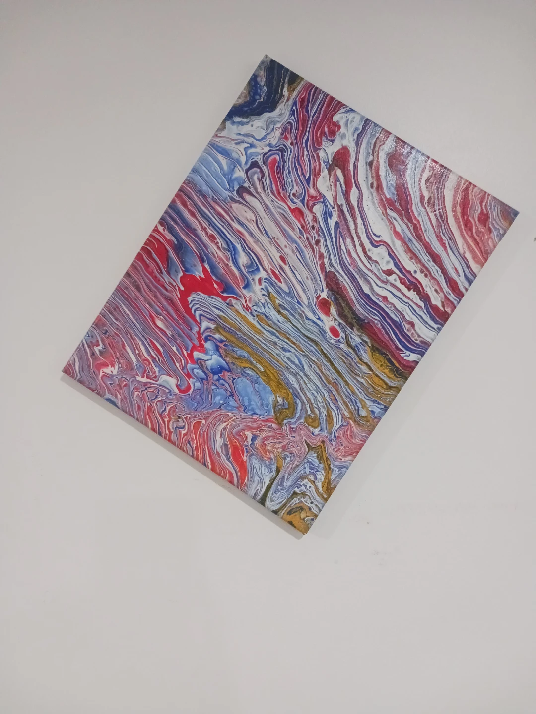 Hand painted Abstract Acrylic Pour Painting - photo 4