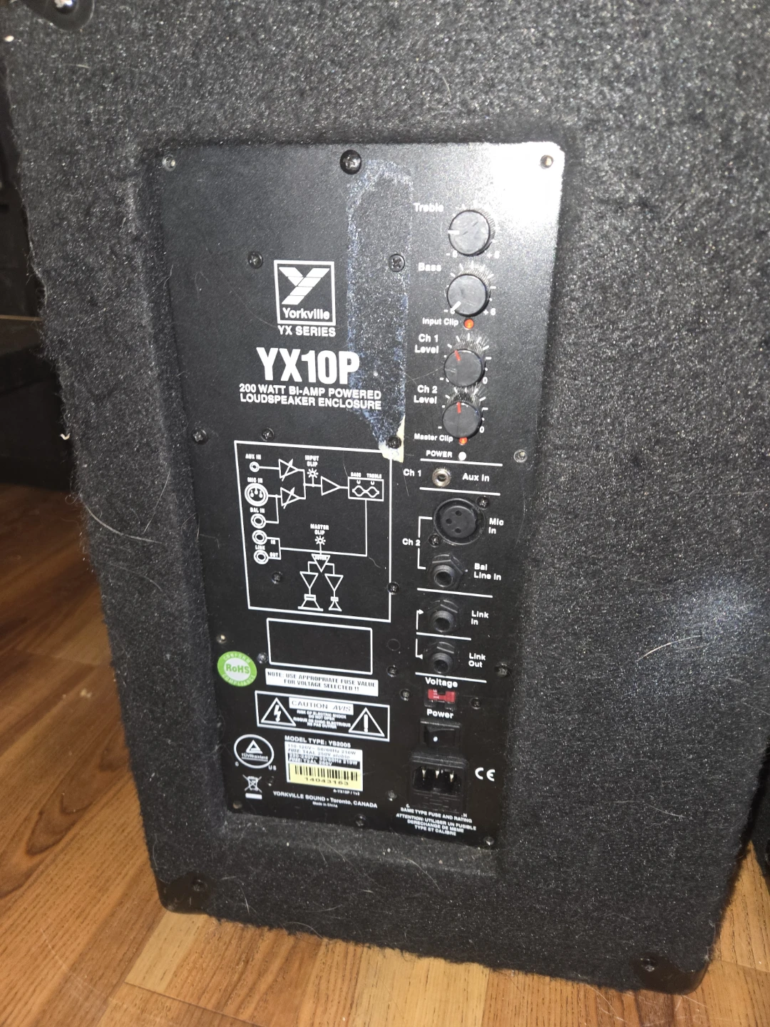 Yorkville YX10P 10" 200W Powered PA Speaker - photo 3