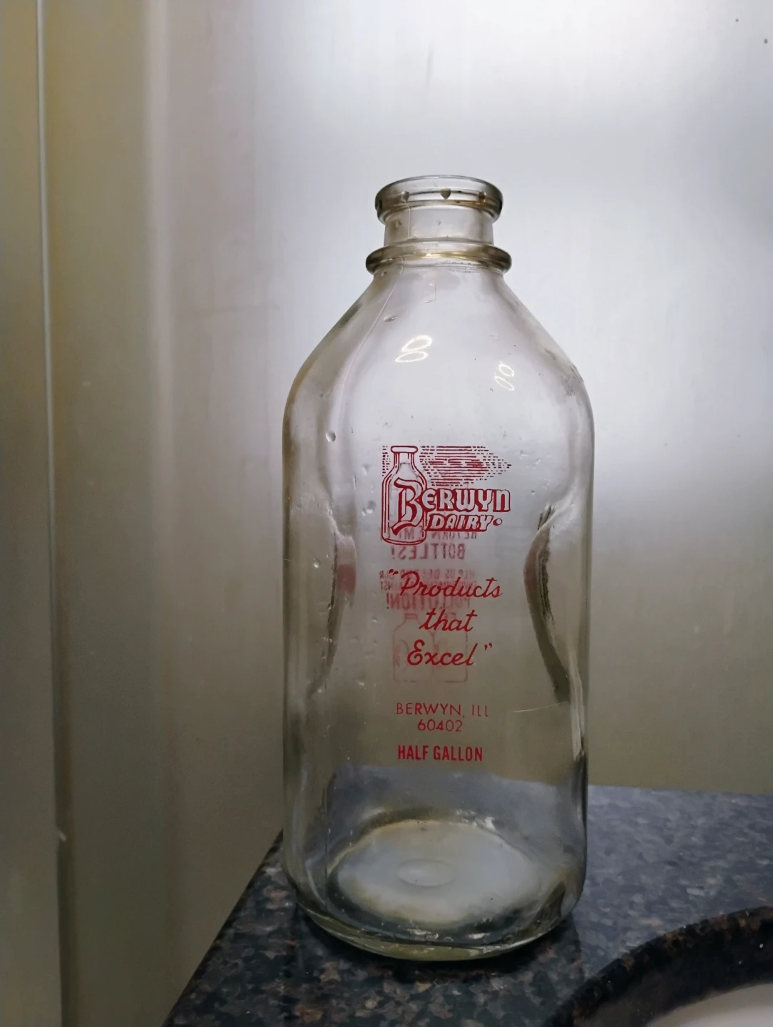 Berwyn Dairy Half Gallon Milk Bottle - photo 3