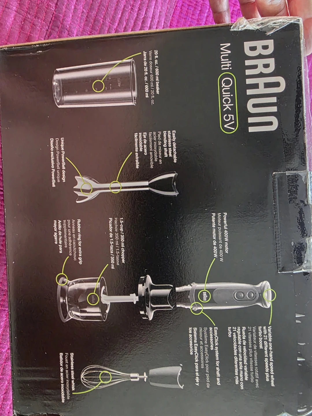 Braun MQ5025 Hand Blender Multiquick Vario