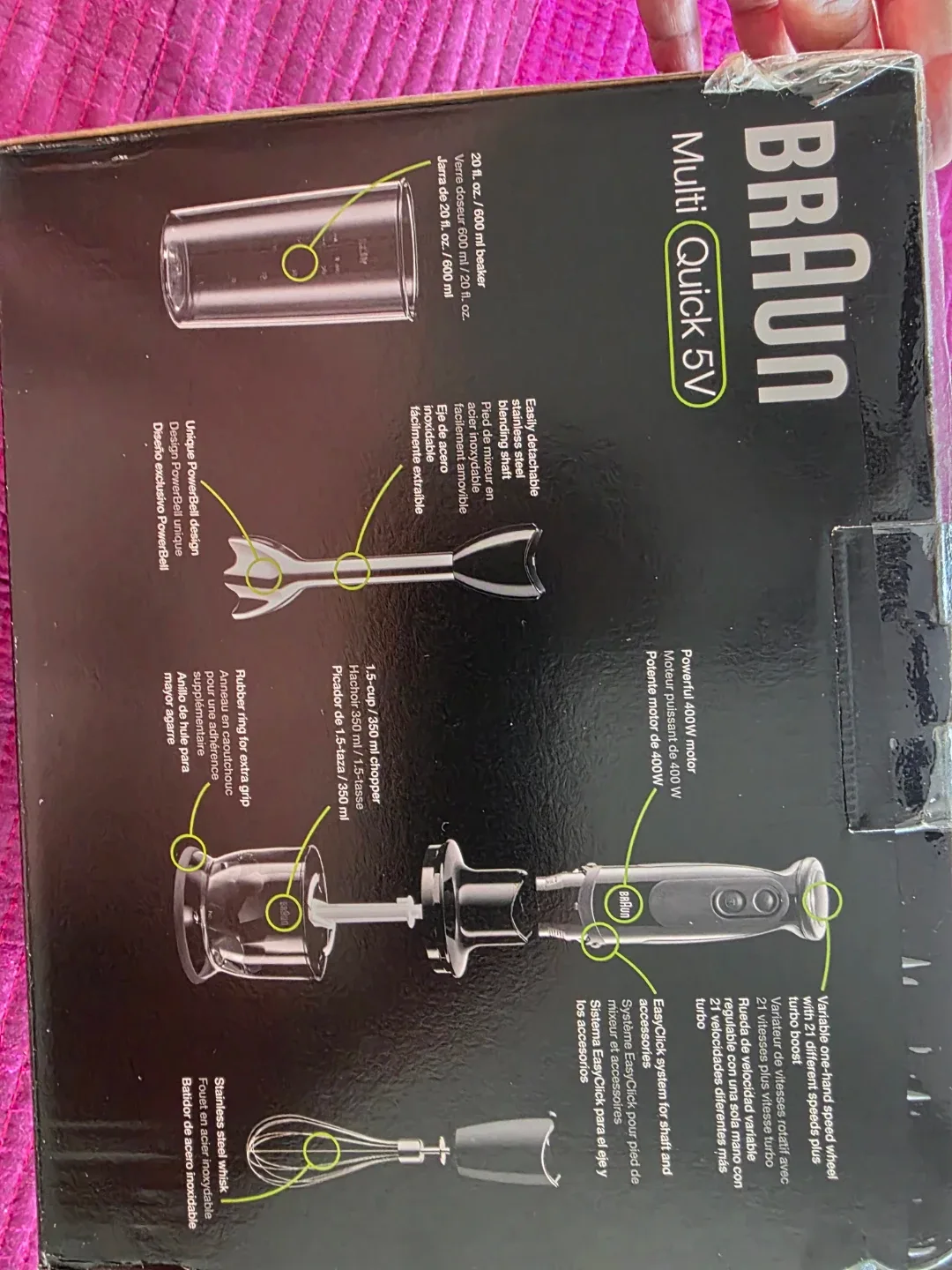 Braun MQ5025 Hand Blender Multiquick Vario