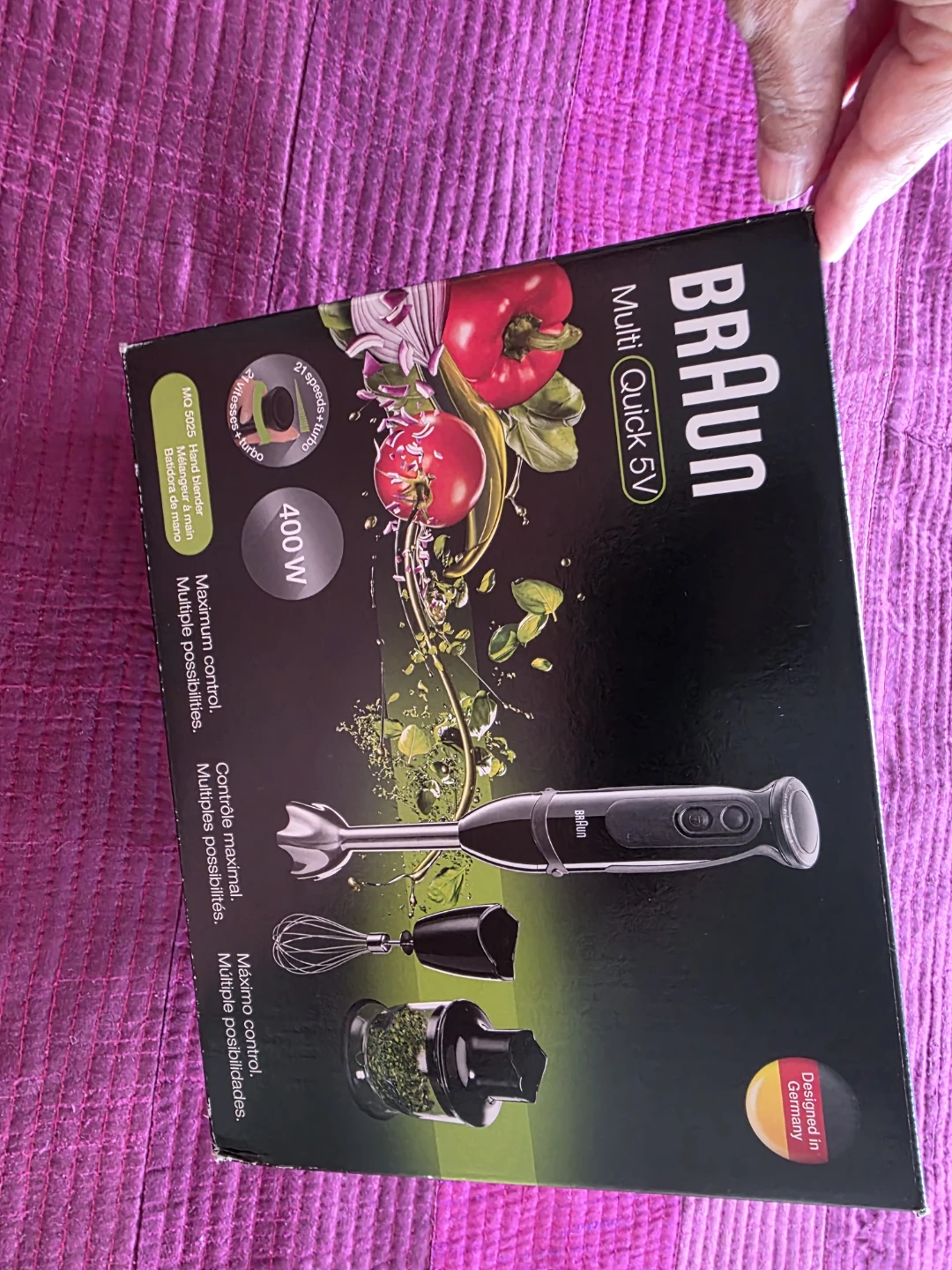 Braun MQ5025 Hand Blender Multiquick Vario - photo 3
