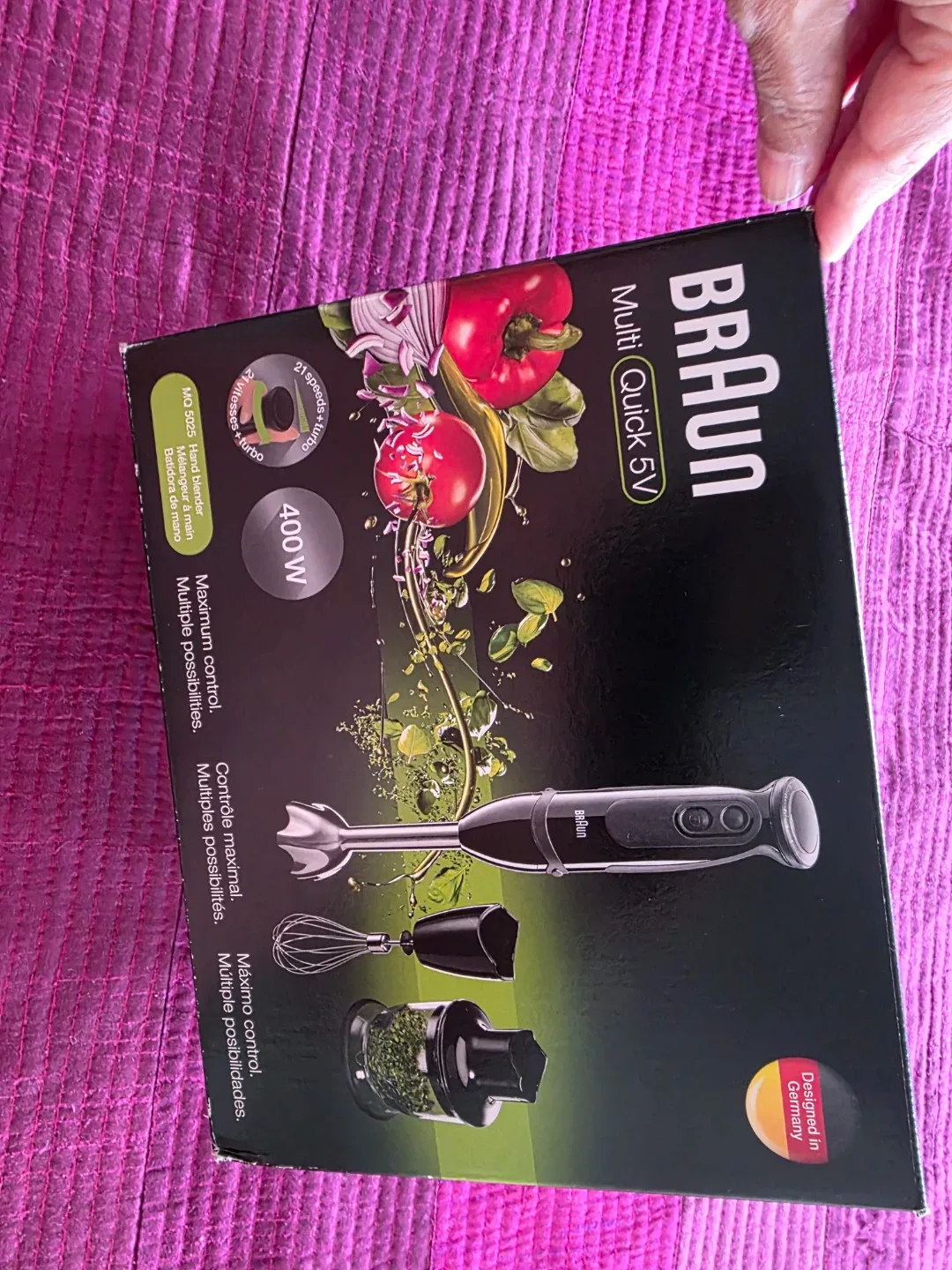 Braun MQ5025 Hand Blender Multiquick Vario - photo 3