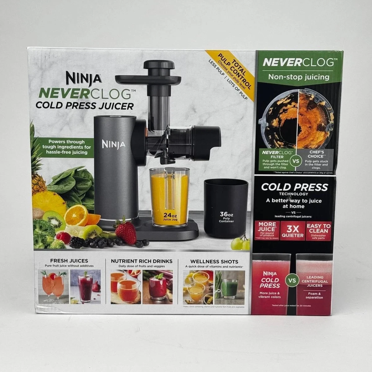 Ninja NeverClog Cold Press Juicer